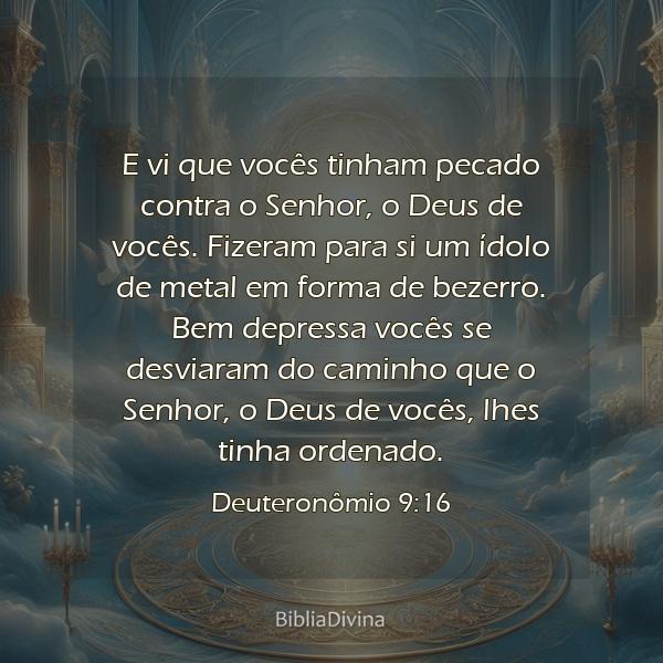 Deuteronômio 9:16