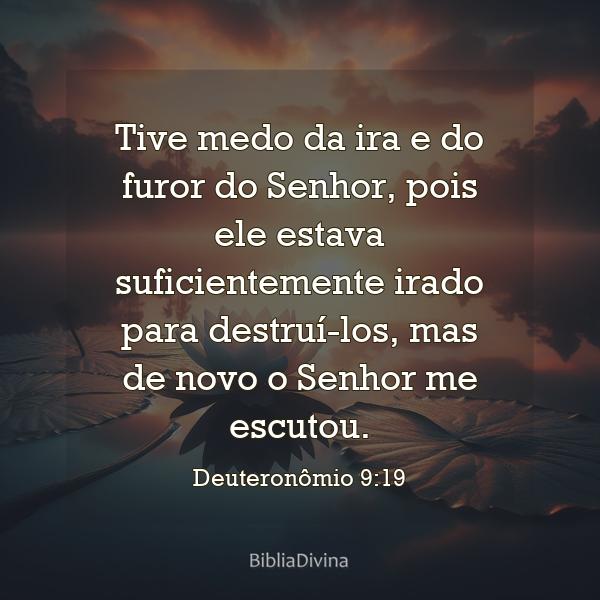 Deuteronômio 9:19