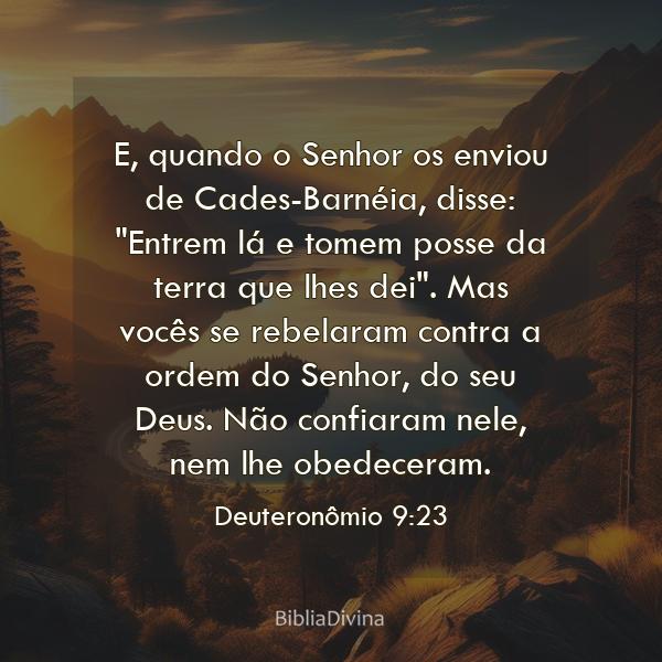 Deuteronômio 9:23