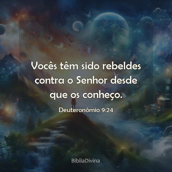 Deuteronômio 9:24