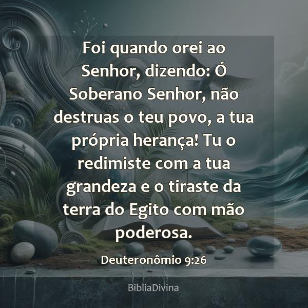 Deuteronômio 9:26