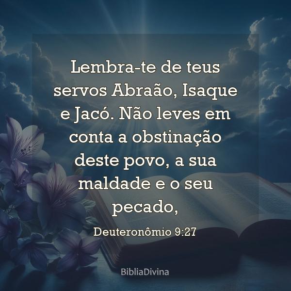 Deuteronômio 9:27