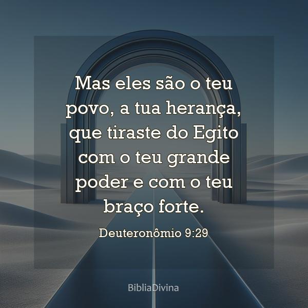 Deuteronômio 9:29