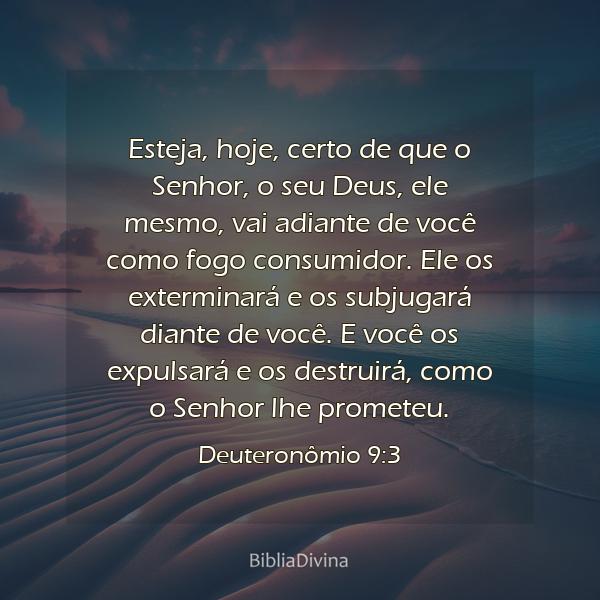 Deuteronômio 9:3