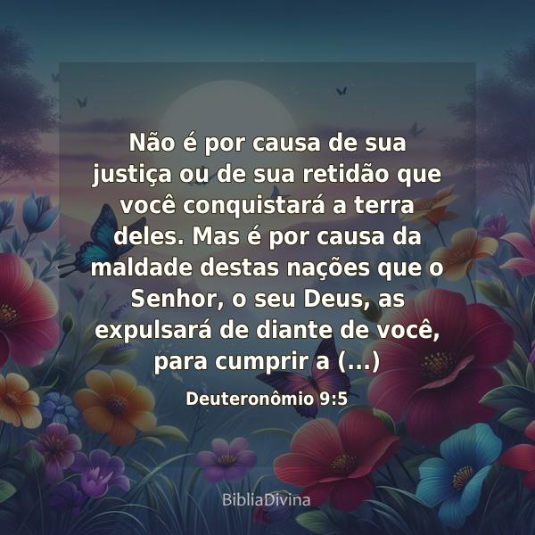 Deuteronômio 9:5