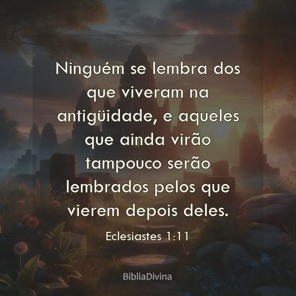 Eclesiastes 1:11