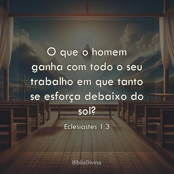 Eclesiastes 1:3