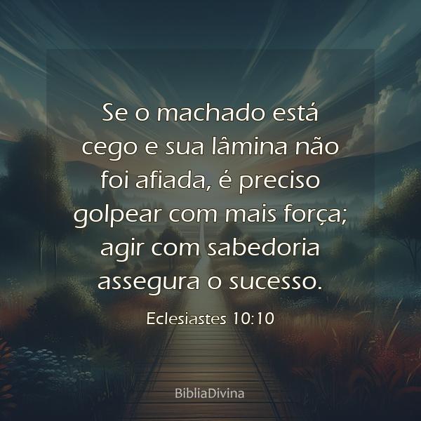 Eclesiastes 10:10