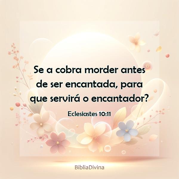 Eclesiastes 10:11