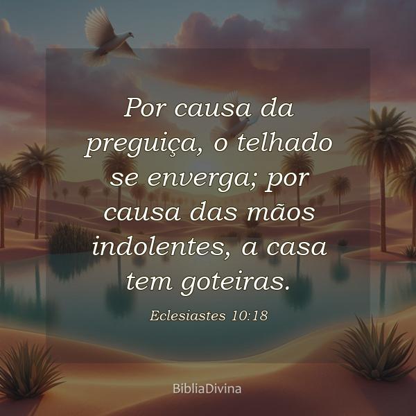 Eclesiastes 10:18