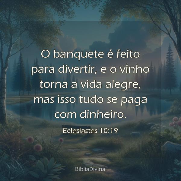 Eclesiastes 10:19