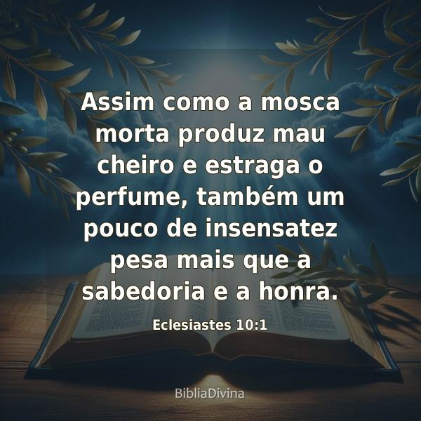 Eclesiastes 10:1