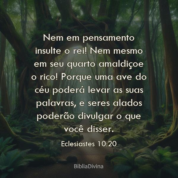 Eclesiastes 10:20