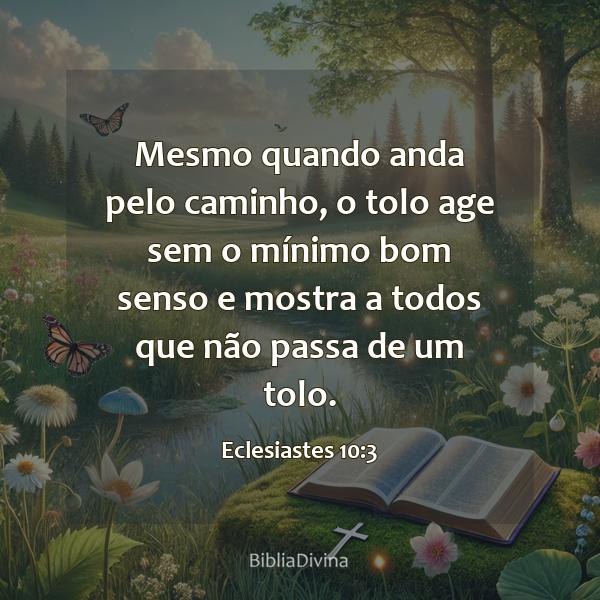 Eclesiastes 10:3