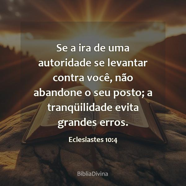 Eclesiastes 10:4