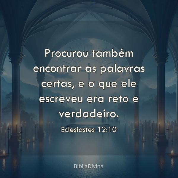 Eclesiastes 12:10