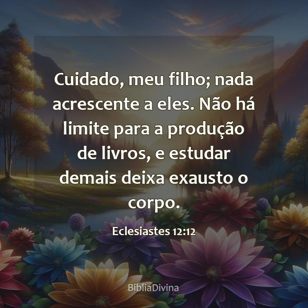 Eclesiastes 12:12