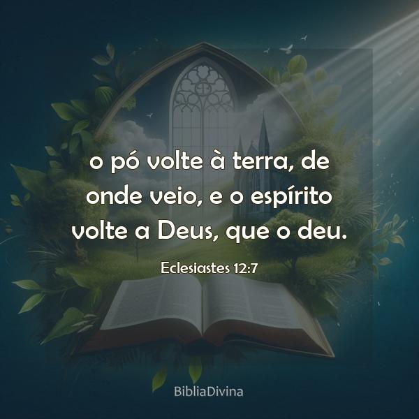 Eclesiastes 12:7