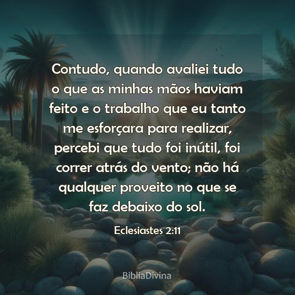 Eclesiastes 2:11