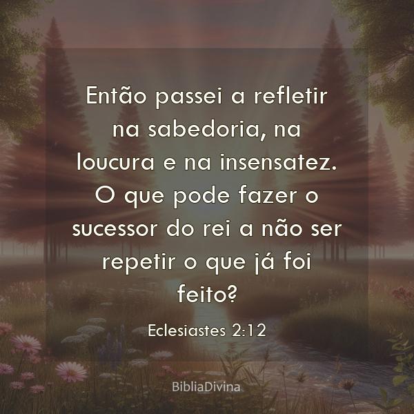 Eclesiastes 2:12