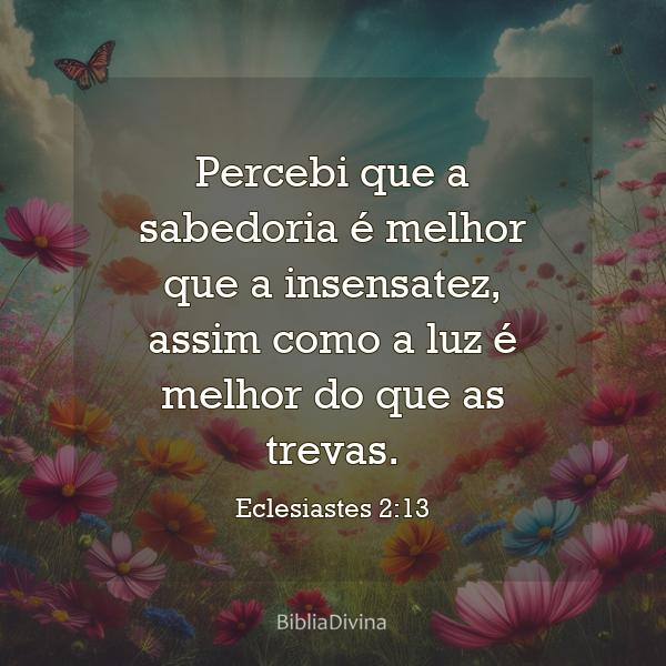 Eclesiastes 2:13