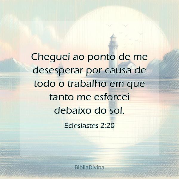 Eclesiastes 2:20