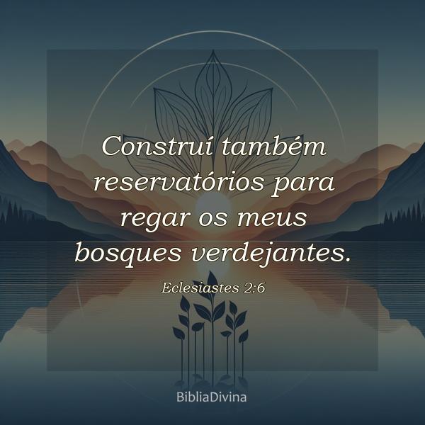 Eclesiastes 2:6