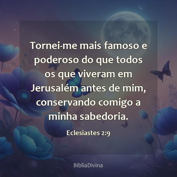 Eclesiastes 2:9