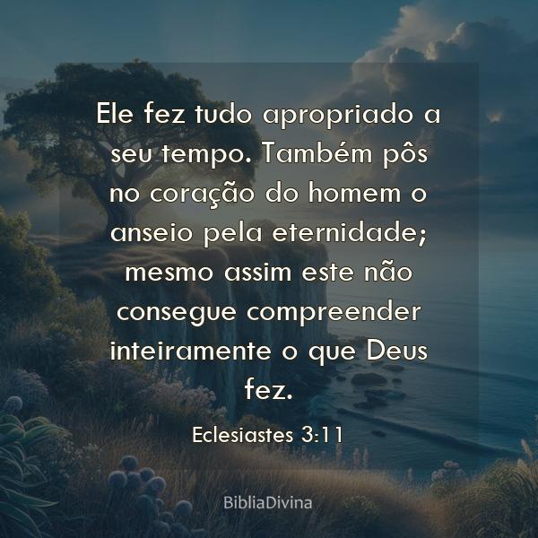 Eclesiastes 3:11