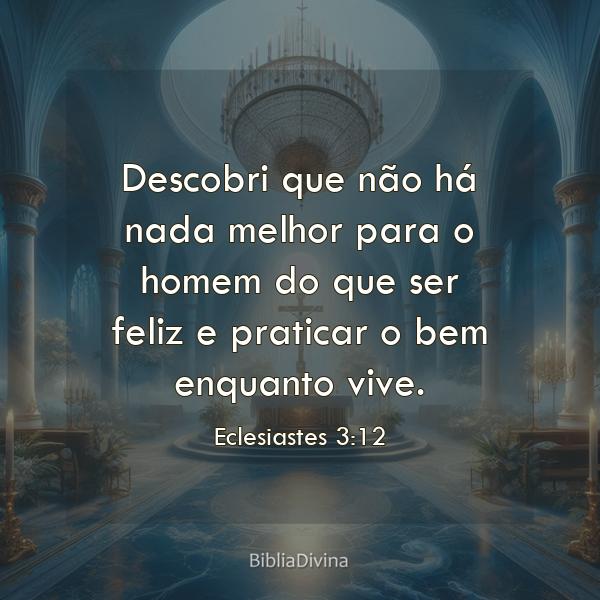 Eclesiastes 3:12