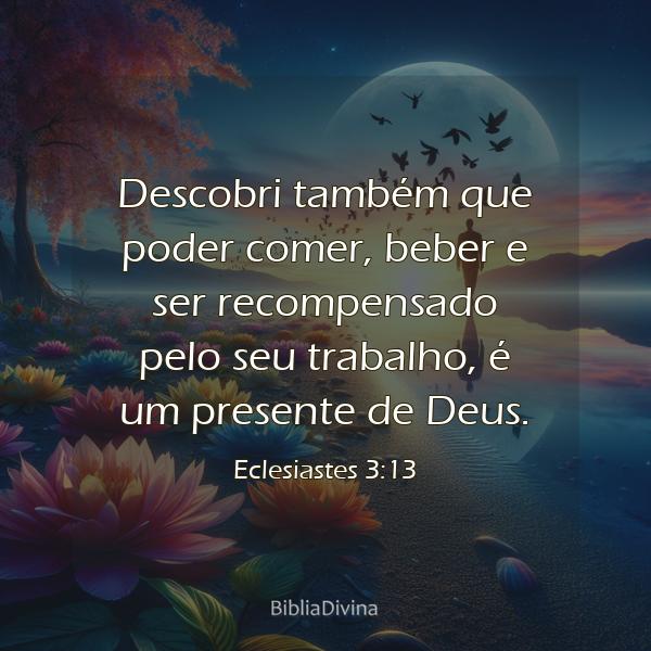 Eclesiastes 3:13