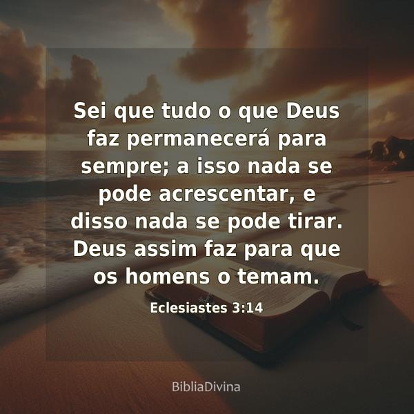 Eclesiastes 3:14