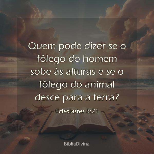 Eclesiastes 3:21