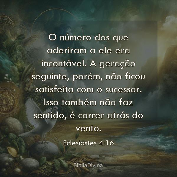 Eclesiastes 4:16