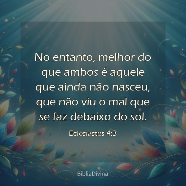 Eclesiastes 4:3