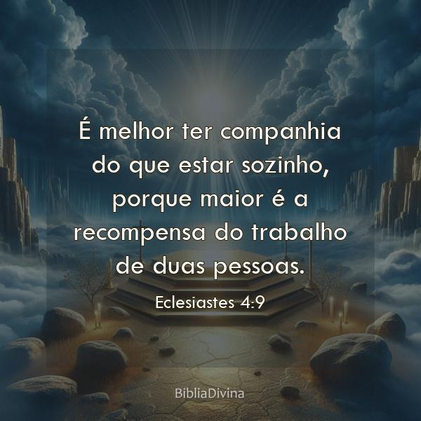 Eclesiastes 4:9