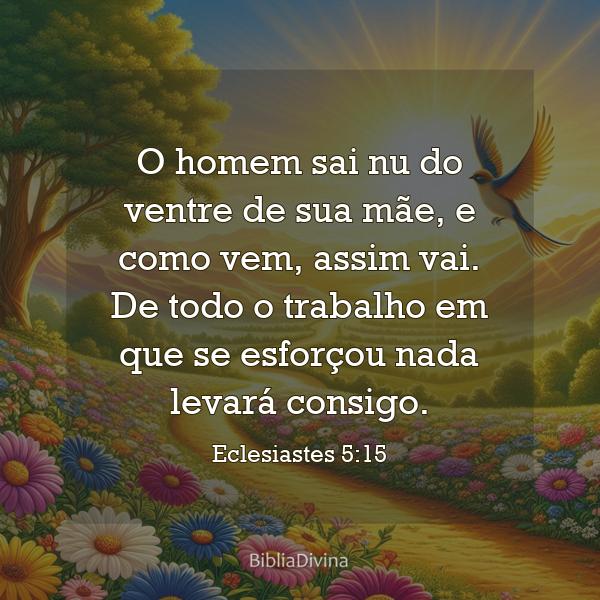 Eclesiastes 5:15