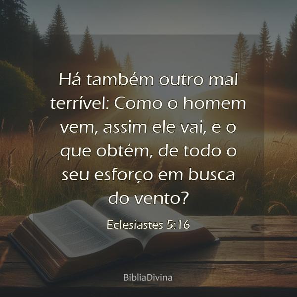 Eclesiastes 5:16