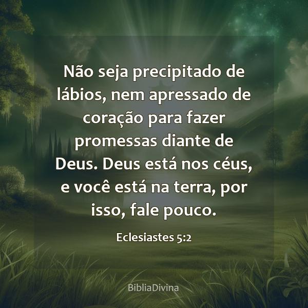 Eclesiastes 5:2