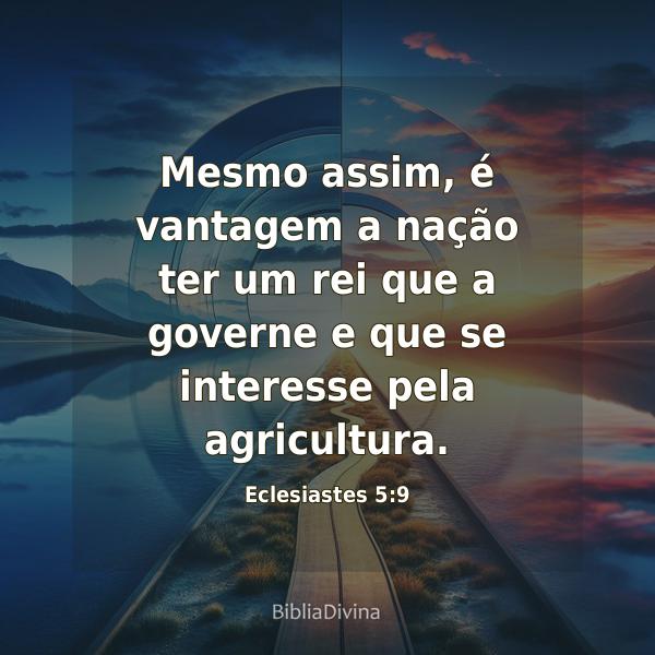 Eclesiastes 5:9