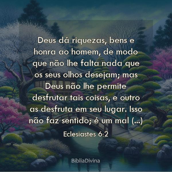 Eclesiastes 6:2