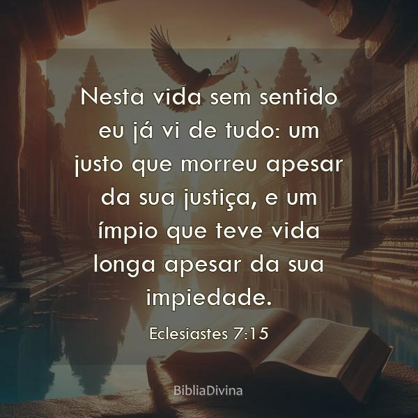 Eclesiastes 7:15