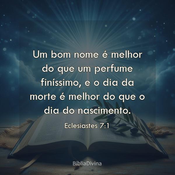 Eclesiastes 7:1