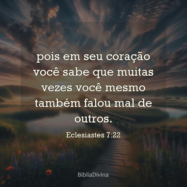 Eclesiastes 7:22