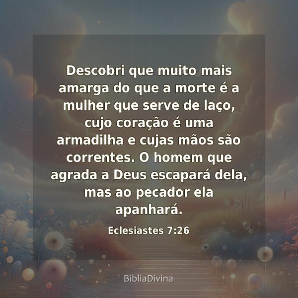 Eclesiastes 7:26