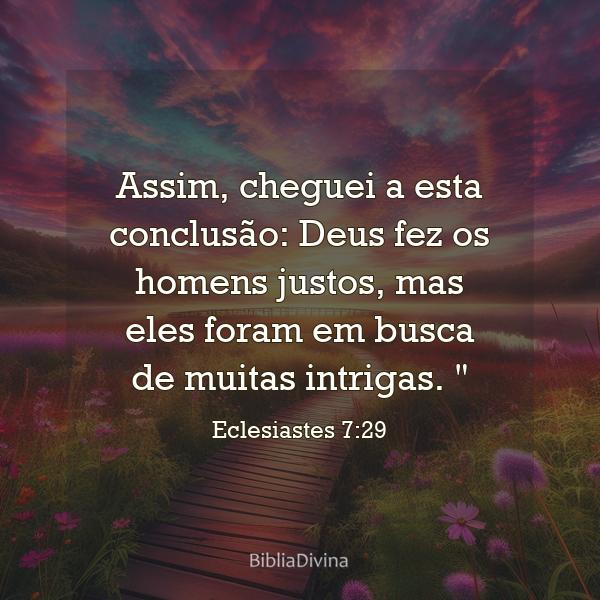 Eclesiastes 7:29