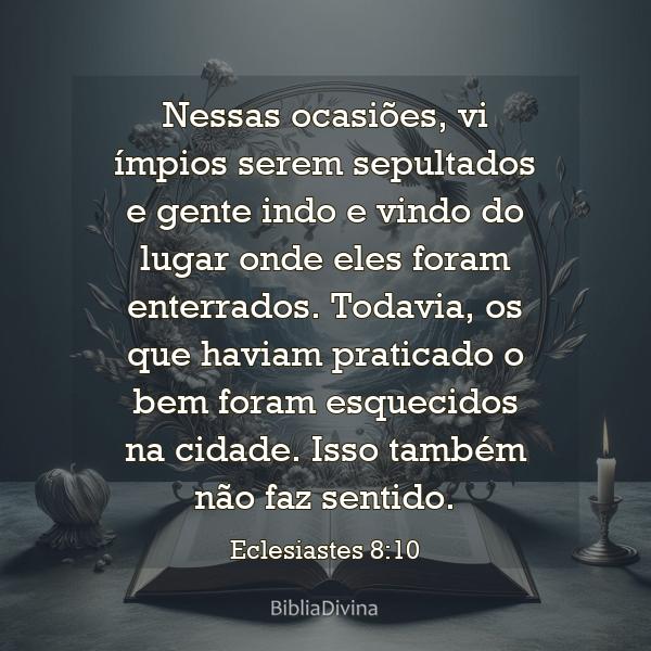 Eclesiastes 8:10