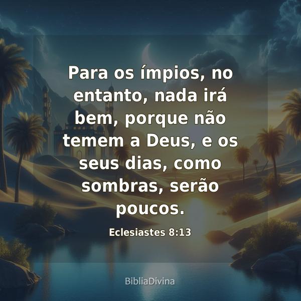 Eclesiastes 8:13