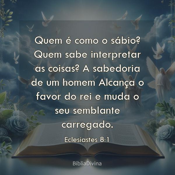 Eclesiastes 8:1