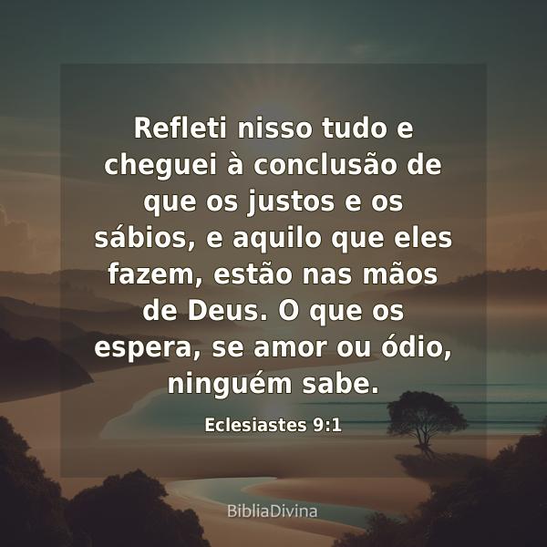 Eclesiastes 9:1